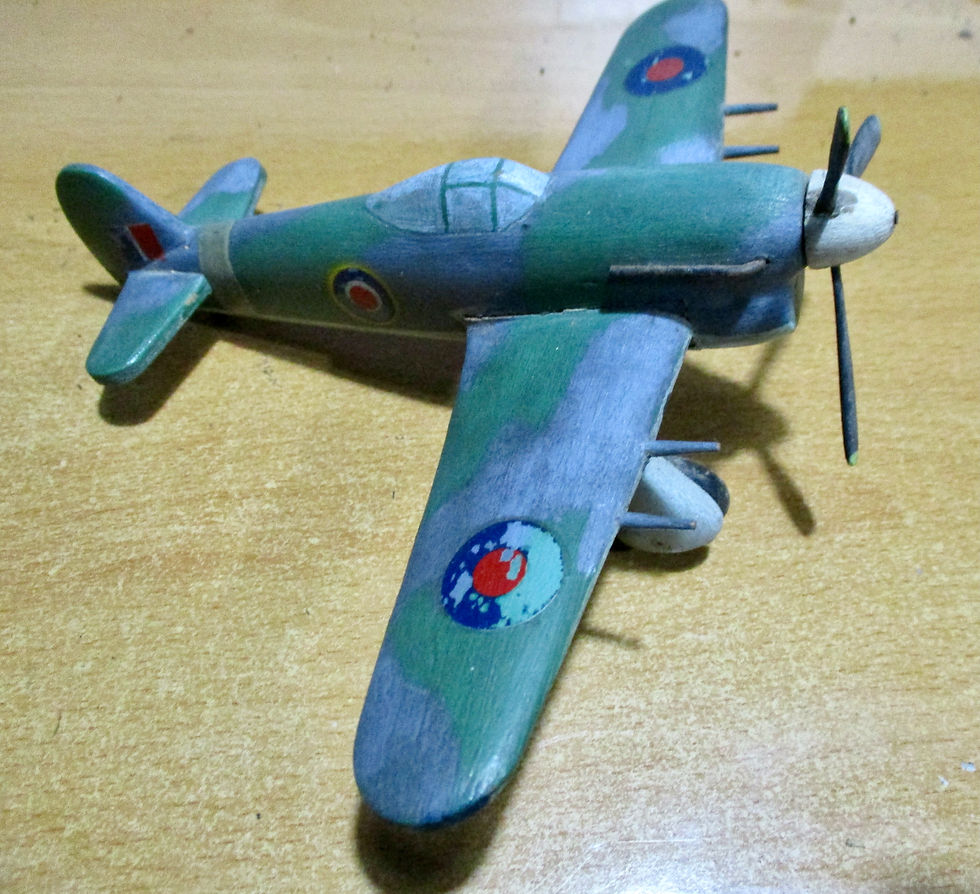 Hurricane model. WW2.
