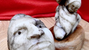 Alabastine figures.