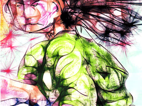 Acer tablet drawing. Mary. Ian Woods. 2014.