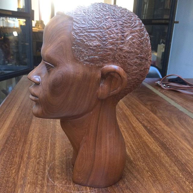 Thumbnail: Wood carved african head