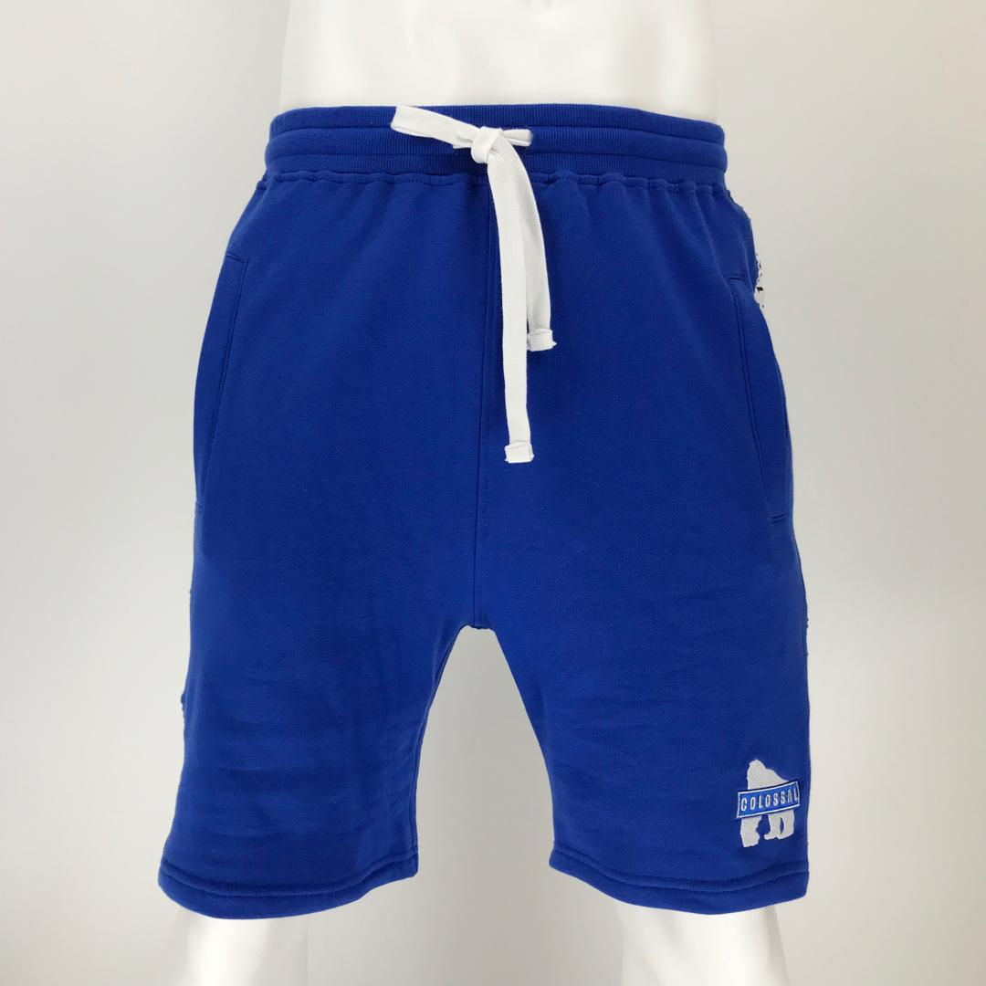Blue COLOSSAL Logo Shorts