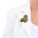 Georgian Filigree Gold, Piqué and Ruby Butterfly Brooch