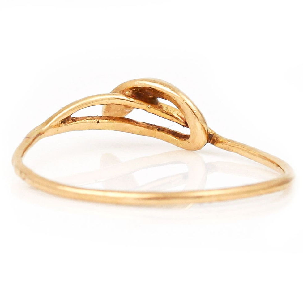 Thumbnail: 18ct Gold Ruby Eyed Snake Ring