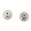 Thumbnail: White Gold Sapphire and Mother of Pearl Men’s Dress Stud Set, circa 1956