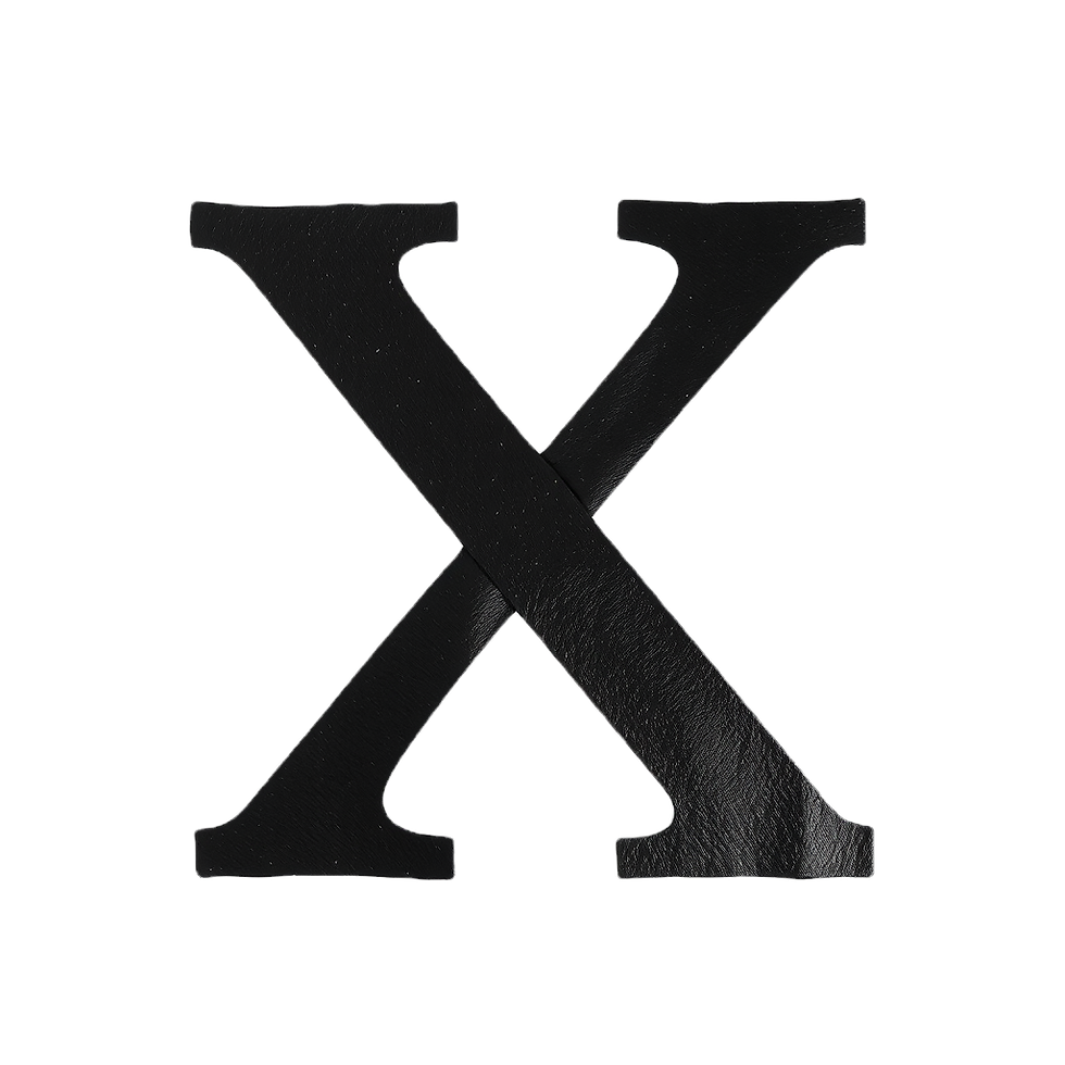 letter X in black.png