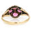 Thumbnail: Victorian 12ct Gold Four Stone Ruby and Pearl Ring, Circa 1871