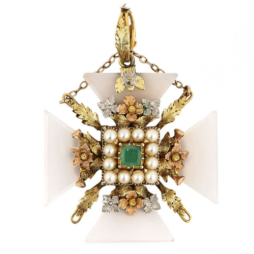 ガボラトリー Maltese Cross Chiseled Pendant Buy Online Georgian 15