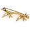 Thumbnail: Edwardian 9ct Gold Double Swallow Bird Brooch, Circa 1904