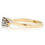 Thumbnail: Vintage 18ct Gold and Platinum Toi Et Moi Diamond Crossover Ring