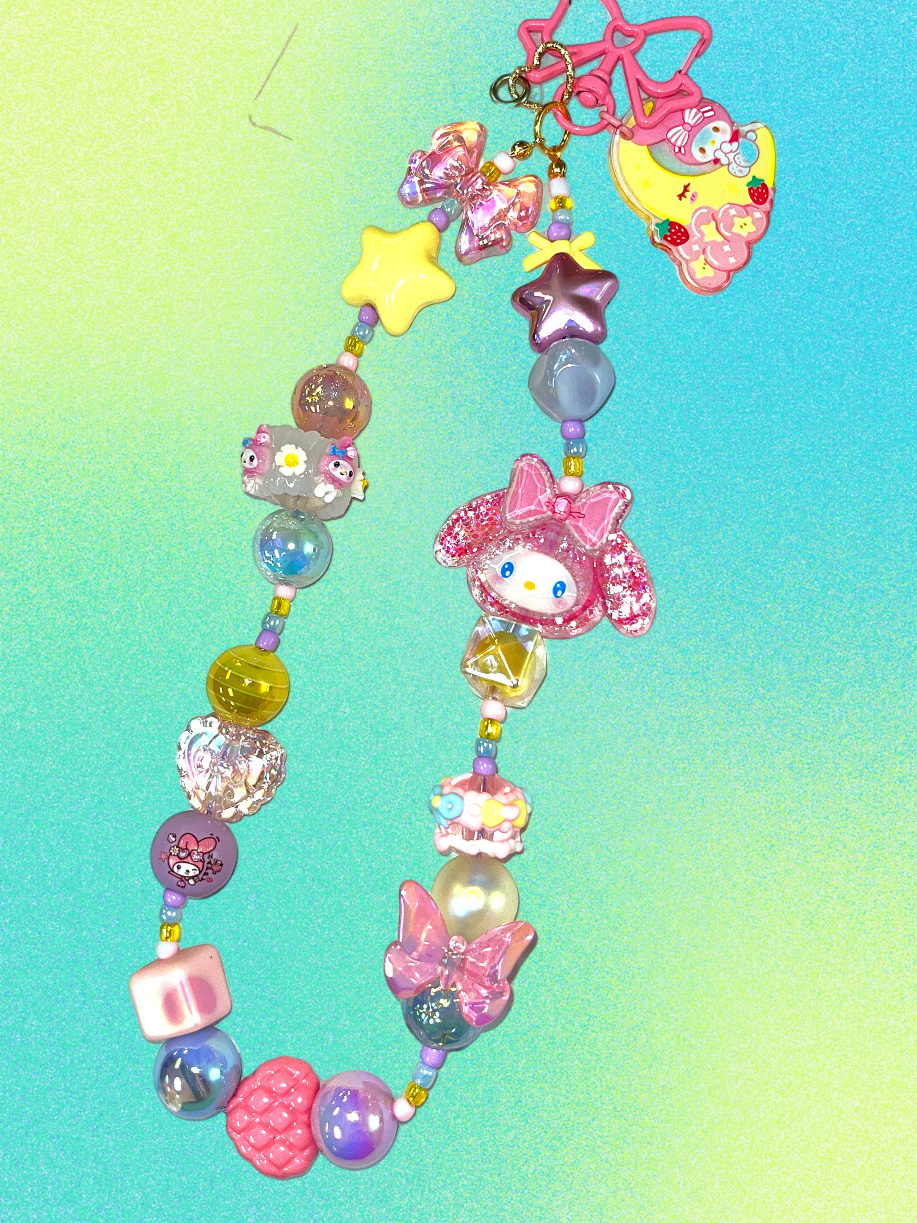 Melo Bow Phone Strap/Bag Charm