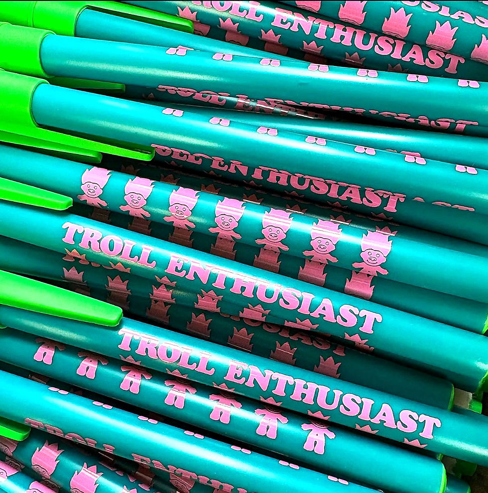 Thumbnail: Krystan Saint Cat Troll Enthusiast Pen with Topper