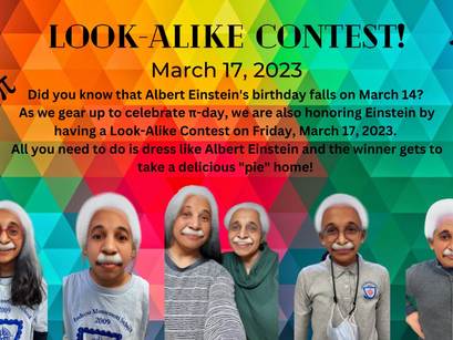 Students from Kindergarten to Middle School Celebrate Albert Einstein and Pi Day