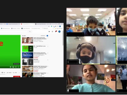 Upper Elementary Students Orchestrate School’s Virtual Holiday Cheer Event