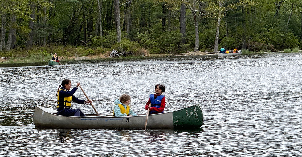Upper Elementary Students Connect With Nature in Poconos