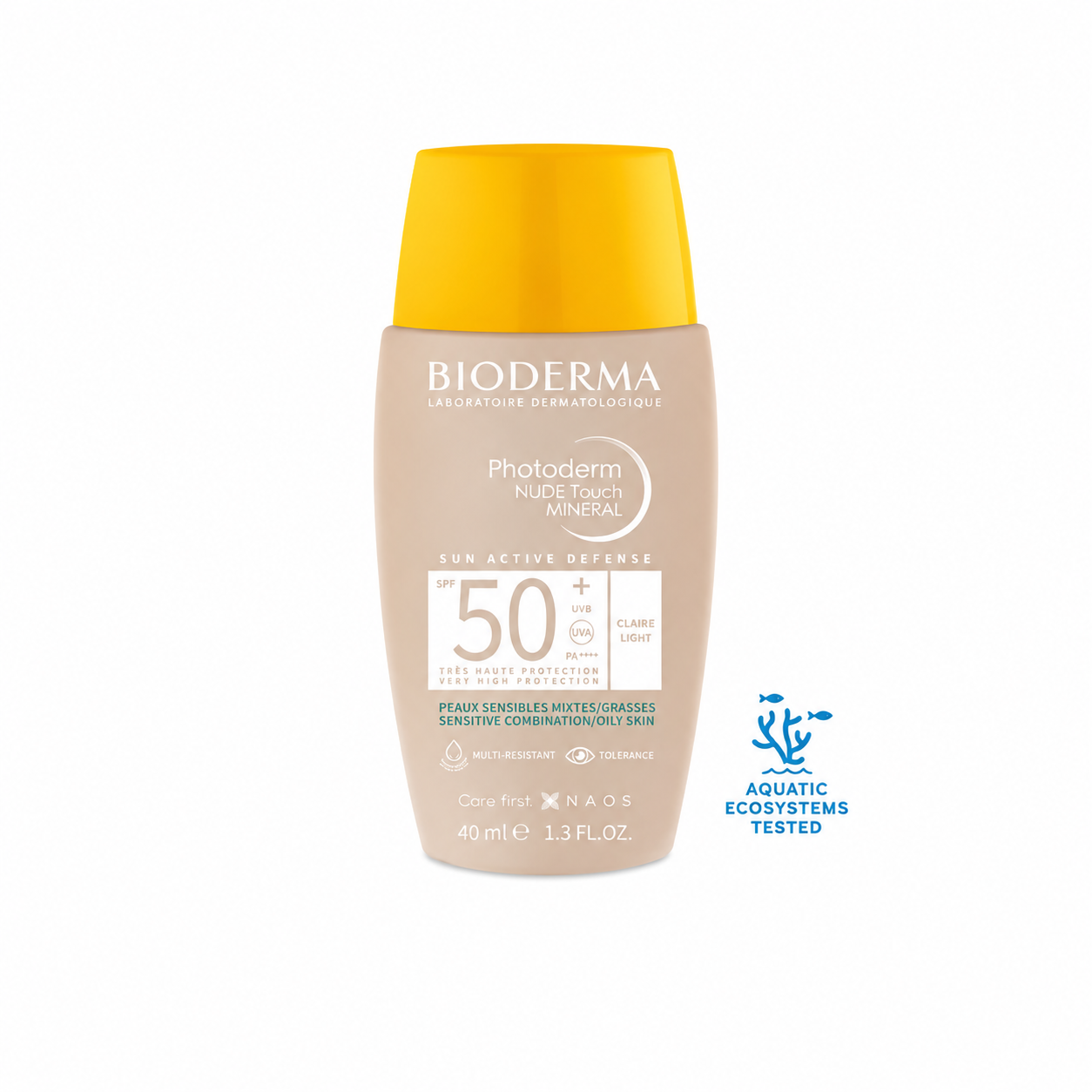 BIODERMA PHOTODERM NUDE TOUCH SPF 50+ TEINTE TRES CLAIRE
