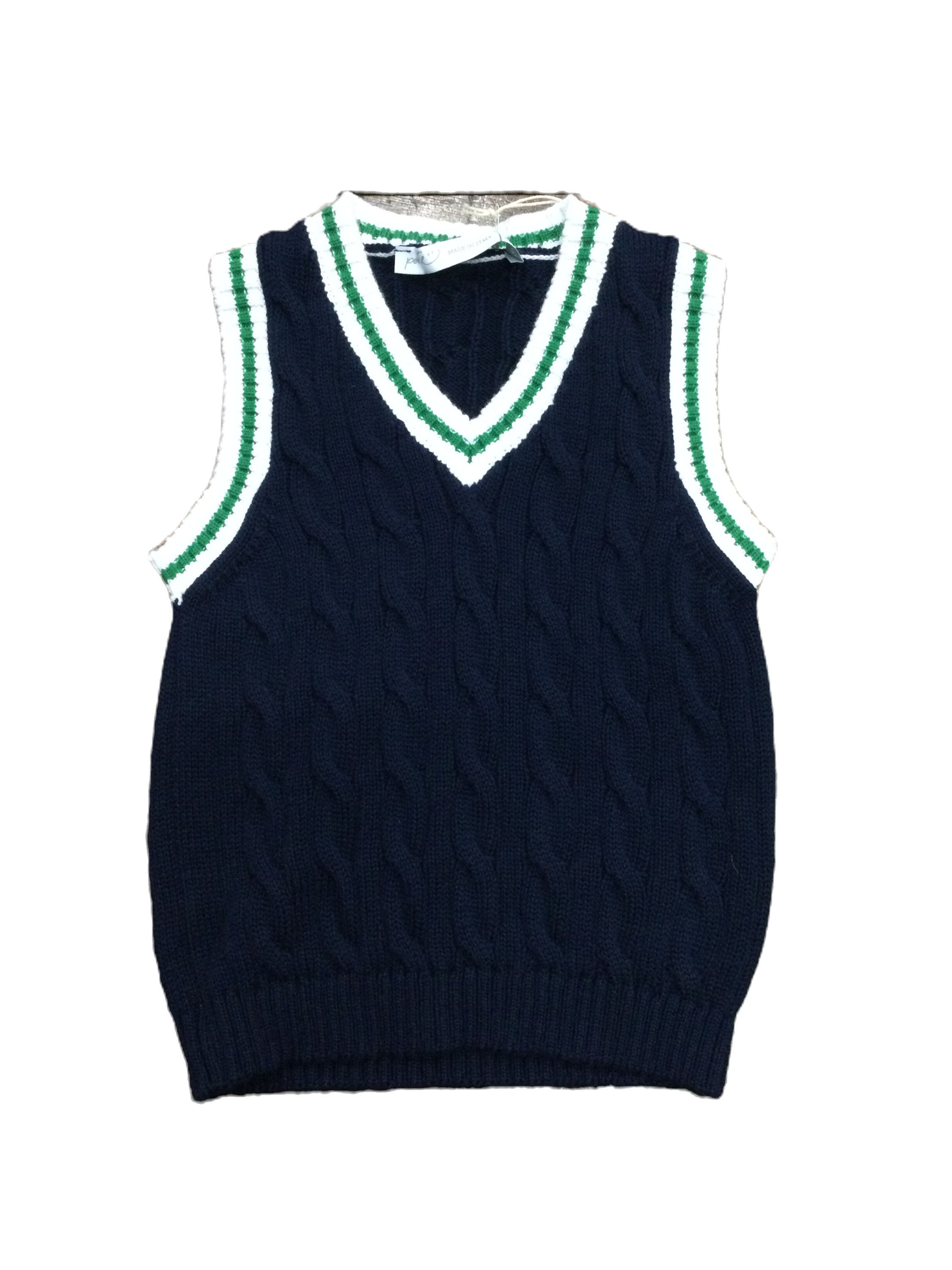 PER TE.. GILET A TRECCE TRICOT DI COTONE