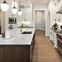 Kitchen with Marble Island