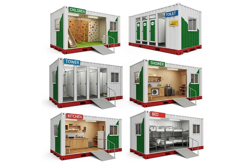 仮設コンテナBOX”TKBC PROJECT”