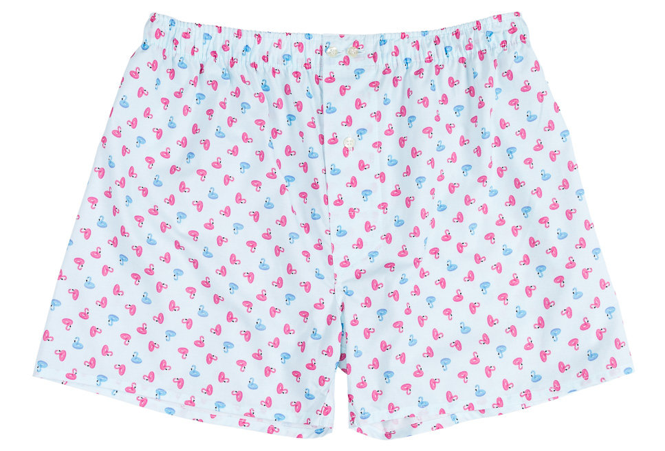 Bóxer de tela de hombre Kiff Kiff estampado Cisnes