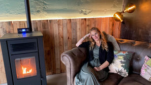 Lekker aan de kachel