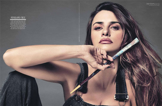Andy Lecompte hair for ‘Esquire; Penelope Cruz'