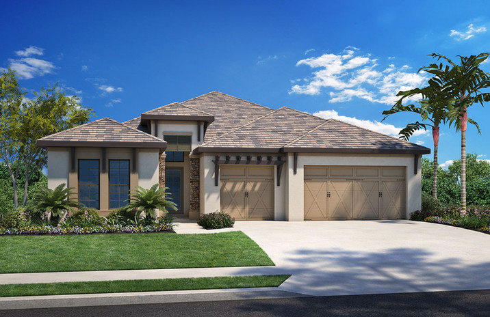 Straight on digital mixed media J Bullock and Associates Architectural Renderings, Floor Plans, and Animations