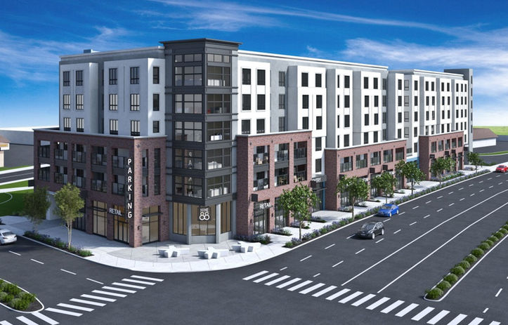 Straight on digital mixed media J Bullock and Associates Architectural Renderings, Floor Plans, and Animations
