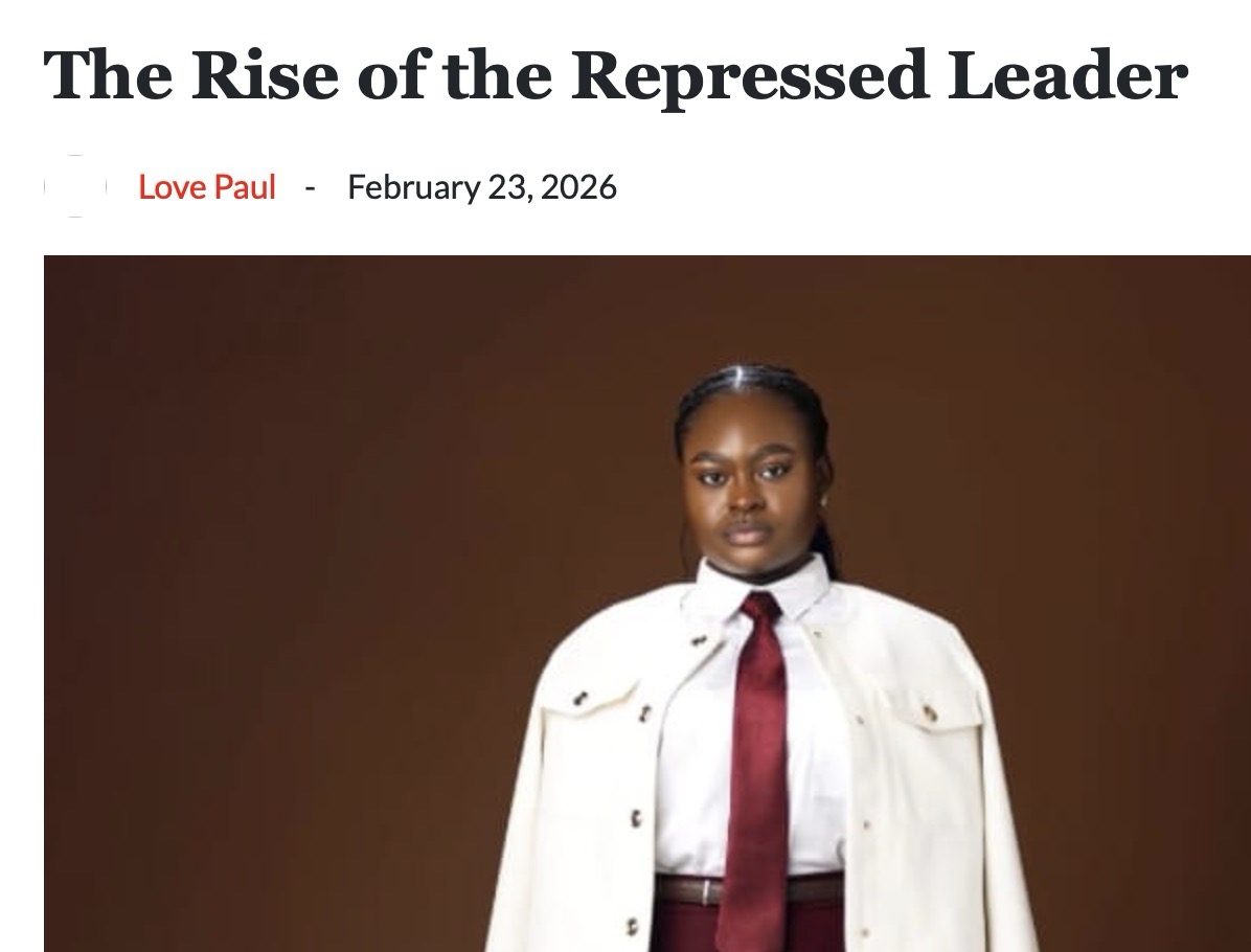 article headline. the riseof repressed leader by love paul