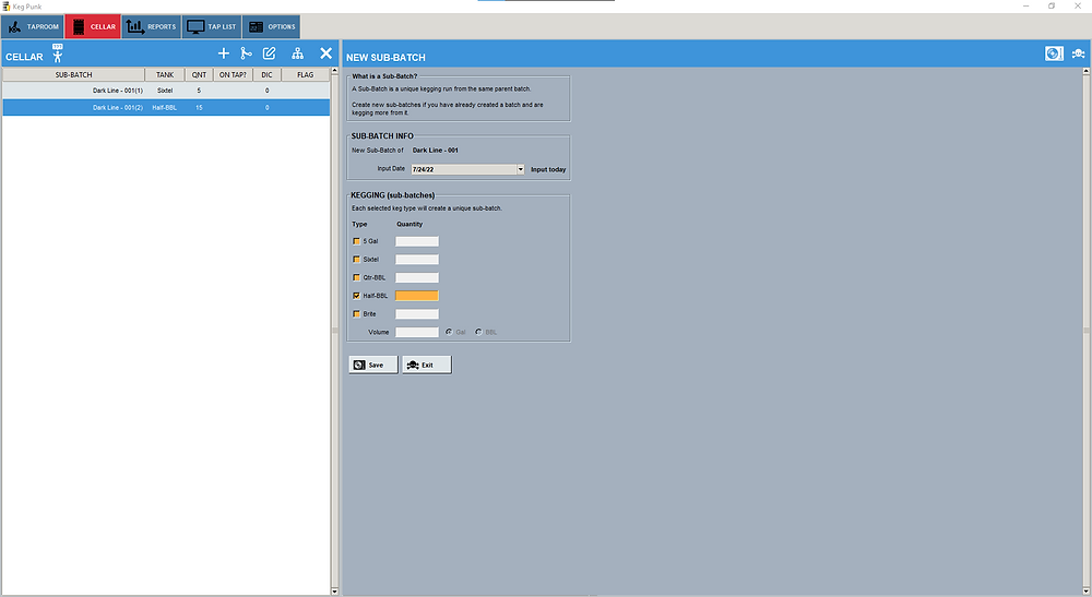 keg inventory software