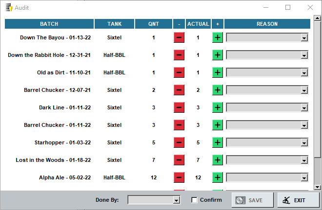keg inventory software