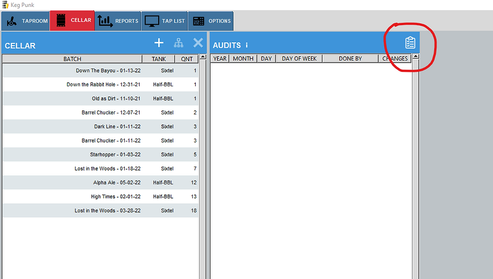 keg inventory software
