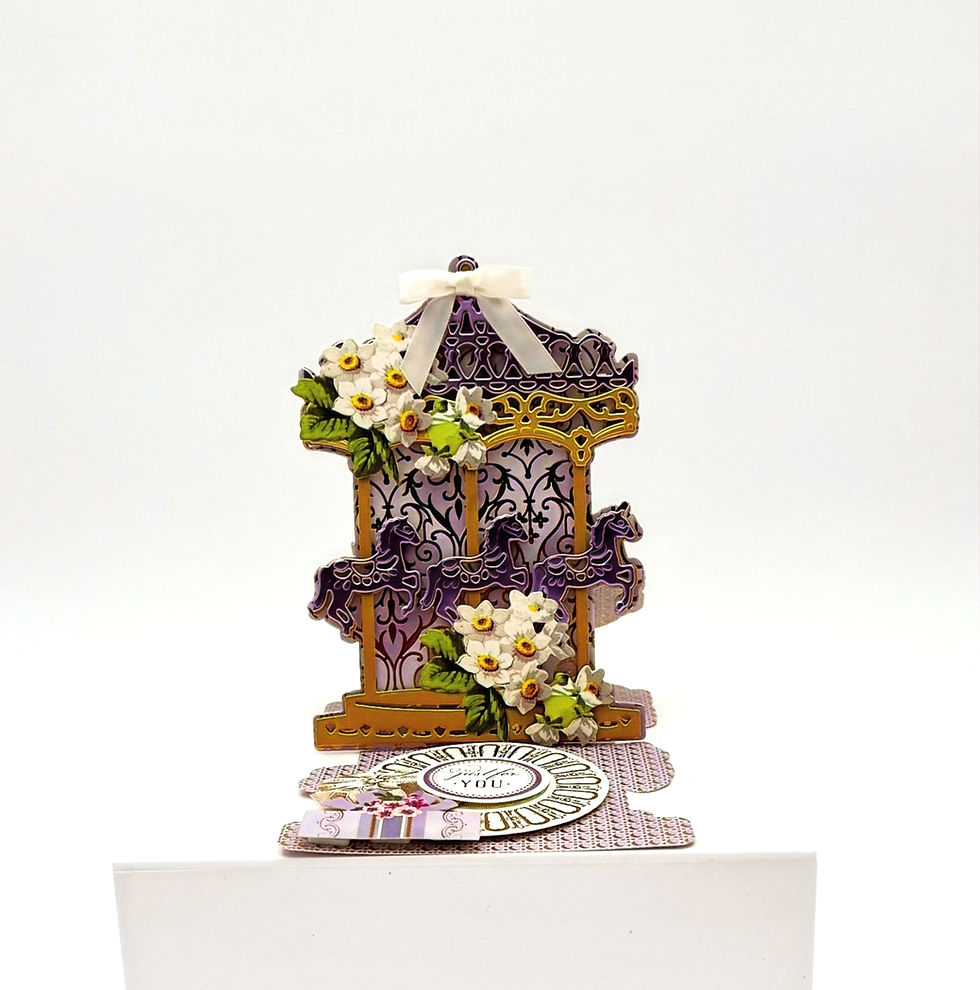 Thumbnail: "Just For You" Carousel Easel Card