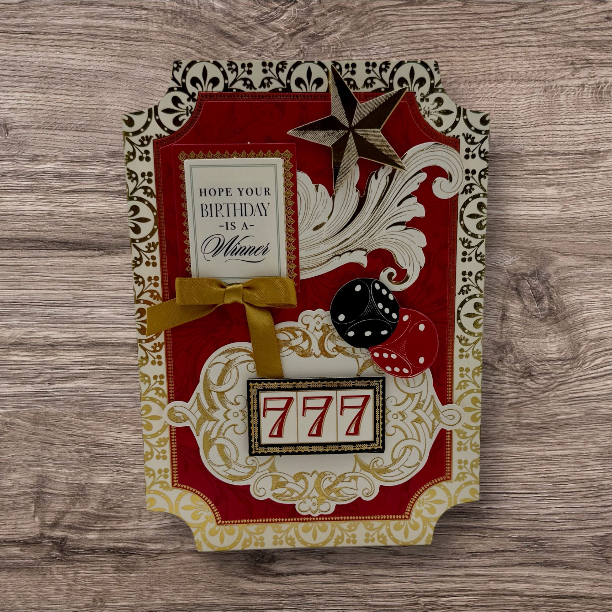 "Hope Your Birthday is a Winner - Male Birthday Greeting Card - F