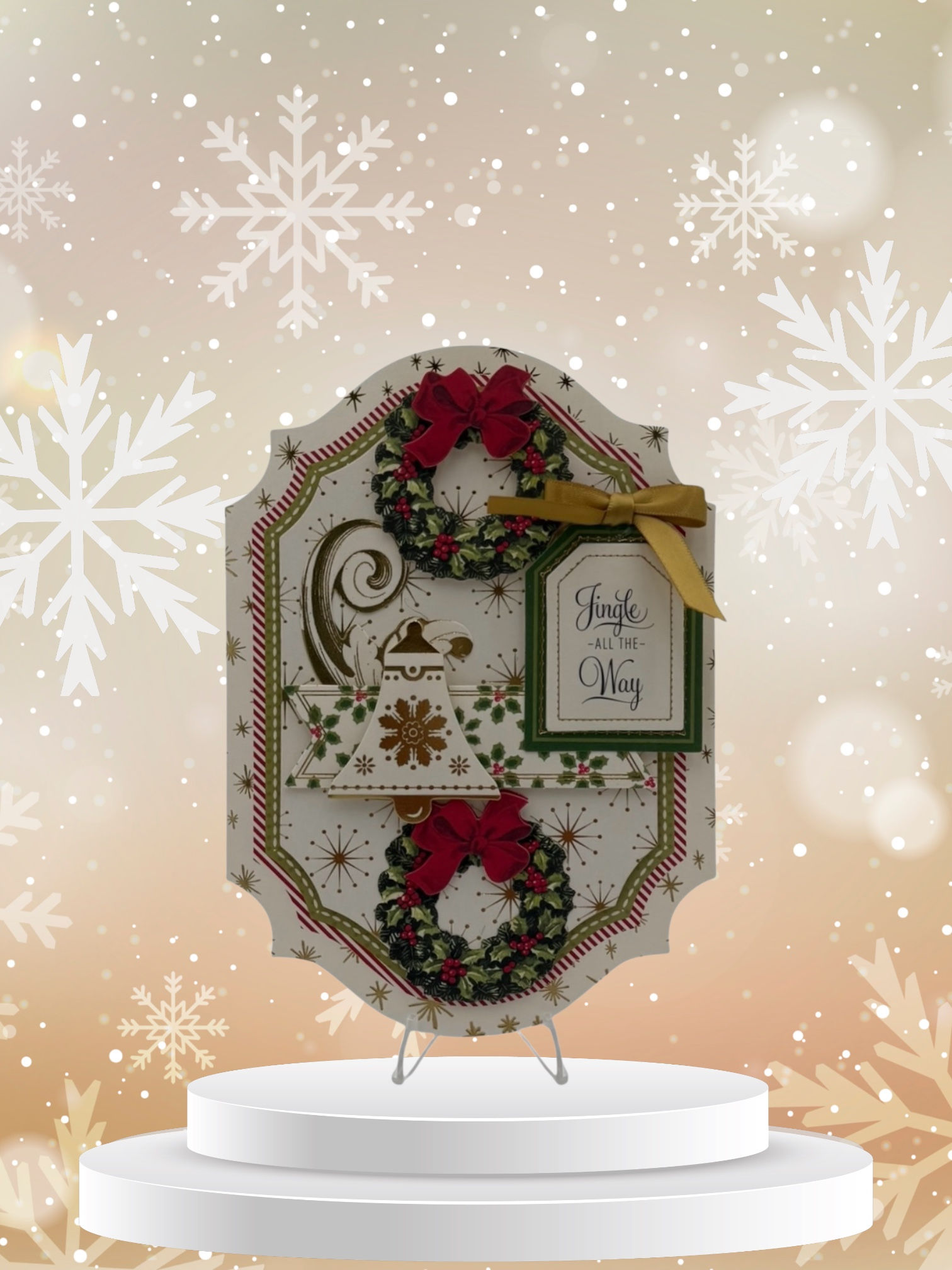 "Jingle All The Way" 5x7 Holiday Greeting Card