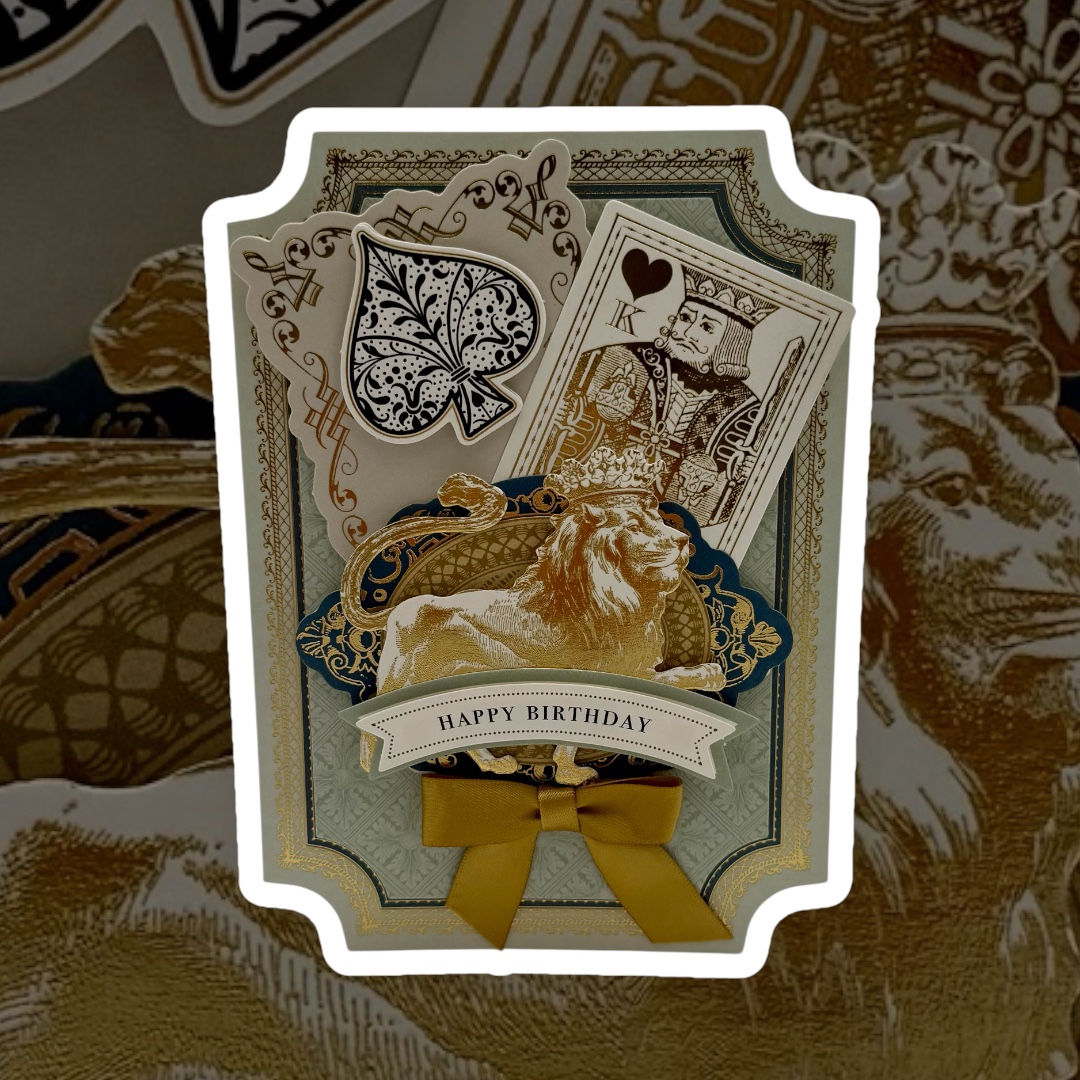 "Happy Birthday" Male Birthday Greeting Card - D