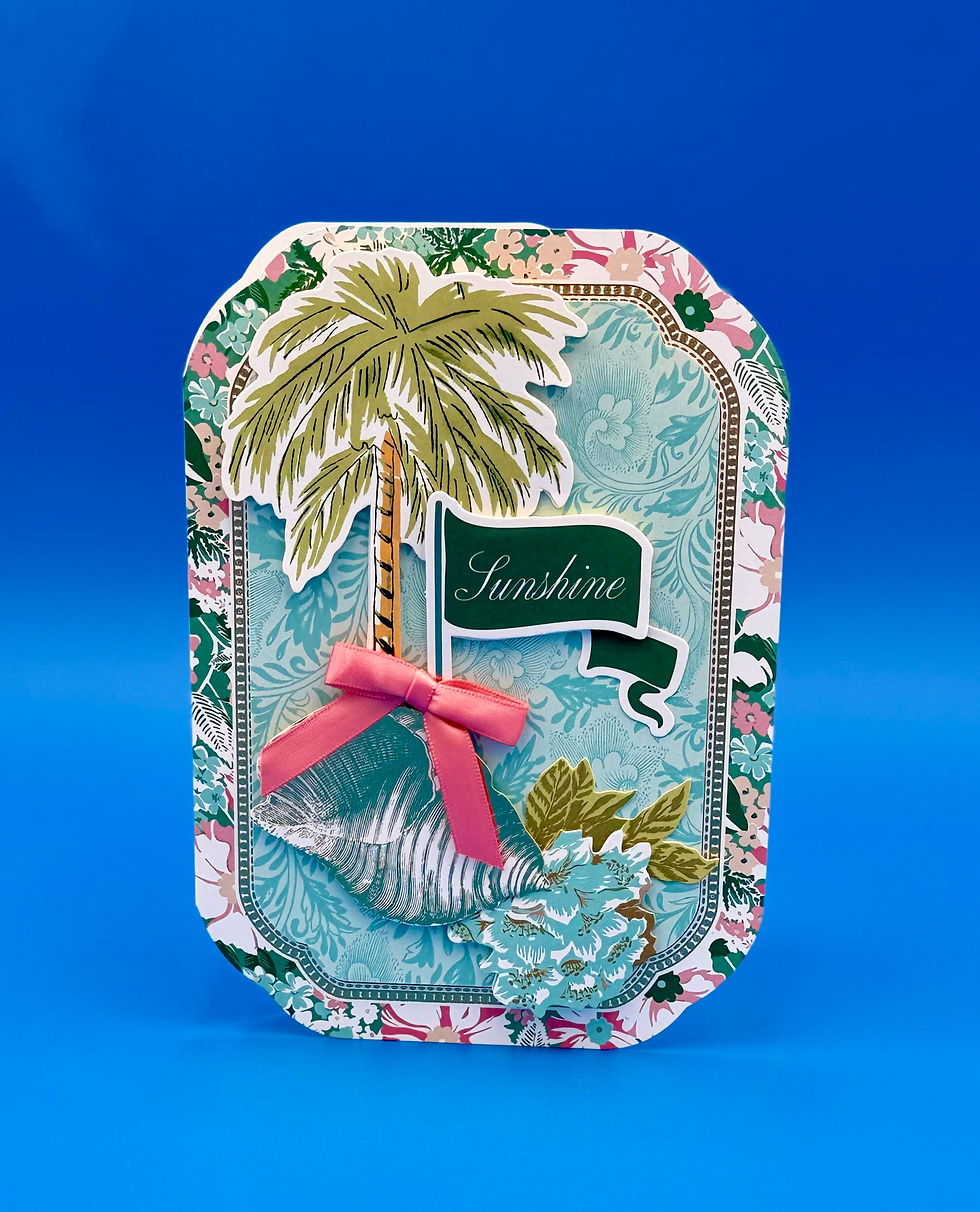 Thumbnail: "Sunshine" Tropical-Themed Greeting Card