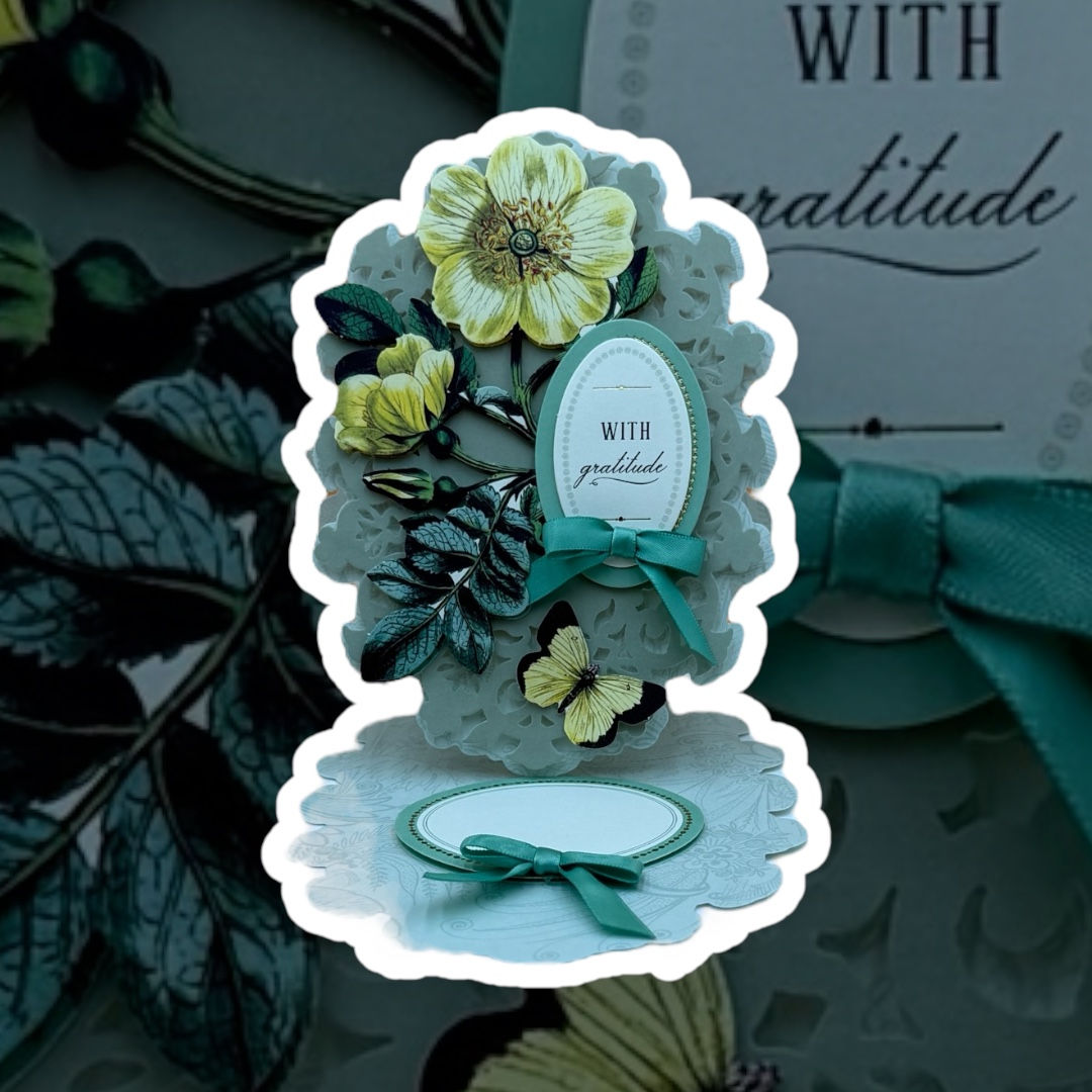 "With Gratitude" Easel Greeting Card