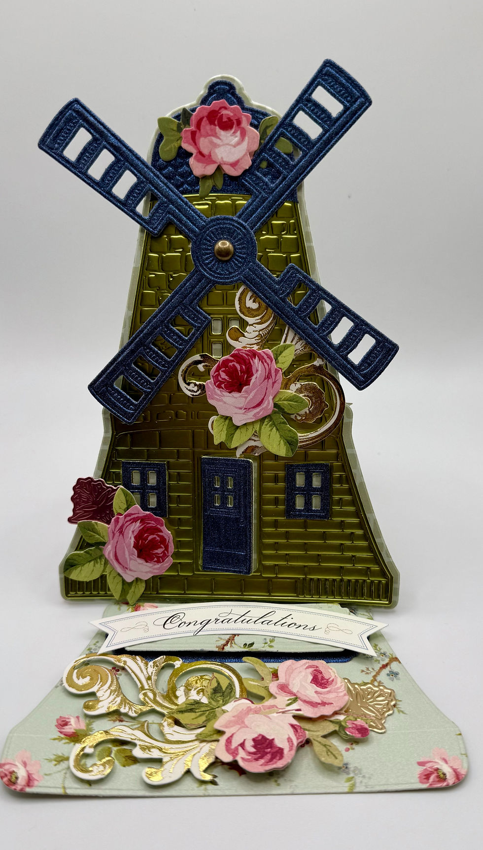 Thumbnail: "Congratulations" Windmill Easel Card