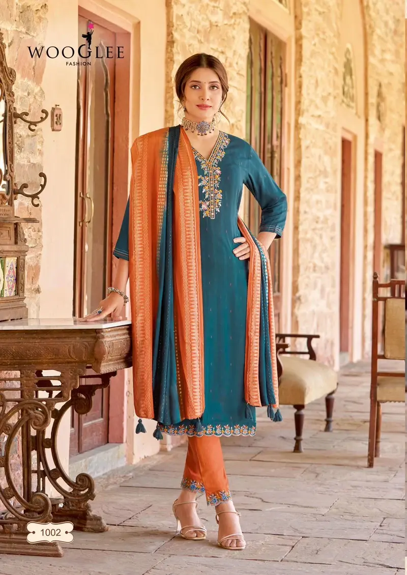 Thumbnail: Elegant Rayon Weaving Suit Collection