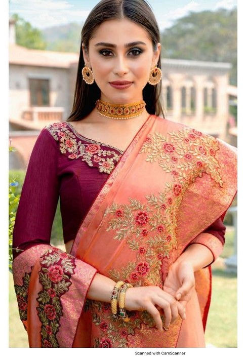 Thumbnail: Festive Wear Rangoli Silk Saree 8 options