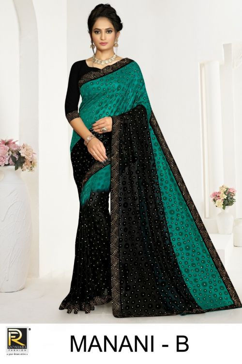 Thumbnail: Havana Casual Wear Printed Brasso Saree