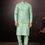 Thumbnail: Elegant Festive Kurta Pajama Set with Shimmering Nehru Jacket - Perfect for Wedd