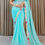 Thumbnail: Exquisite Faux Georgette Saree with Multi-Color Sequin and Embroidery Work