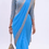 Thumbnail: High class party wear ready to wear saree with fully stitched blouse 