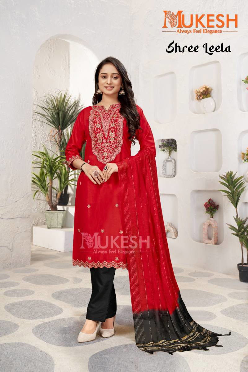 Thumbnail: Embroidered Suit Set – Available in 6 Vibrant Colors (M to 5XL) 