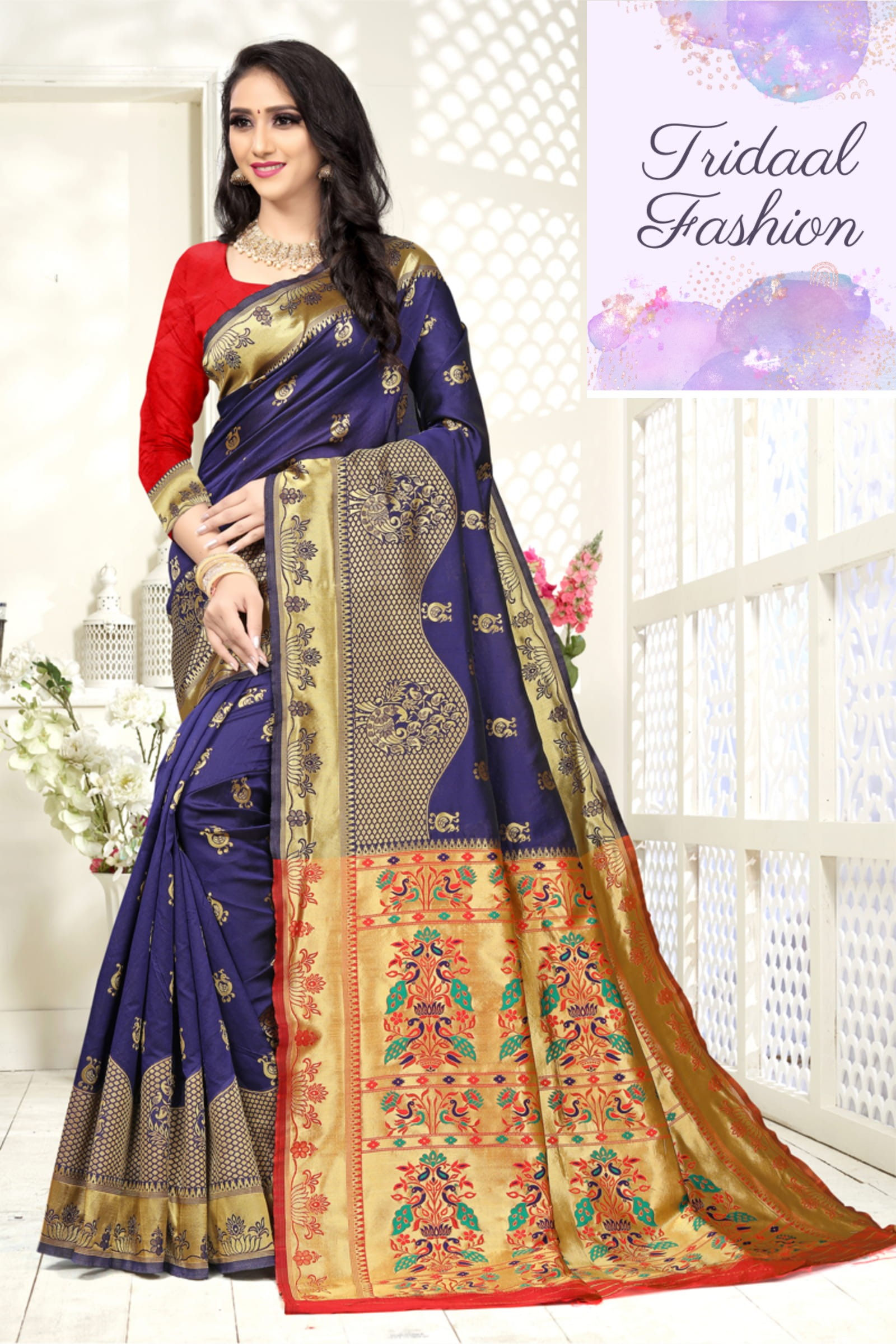 Latest Designer Handloom Cotton Silk Saree