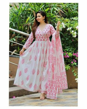 kurti palazzo with attractive matching dupatta
