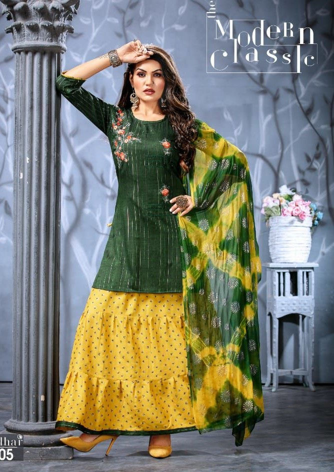 Thumbnail: 2021 new style Malhar Fancy Wear  Kurtis