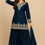 Thumbnail: Elegant Silk Embroidered Suit Set with Palazzo & Dupatta – Two Colors (M to XXL)