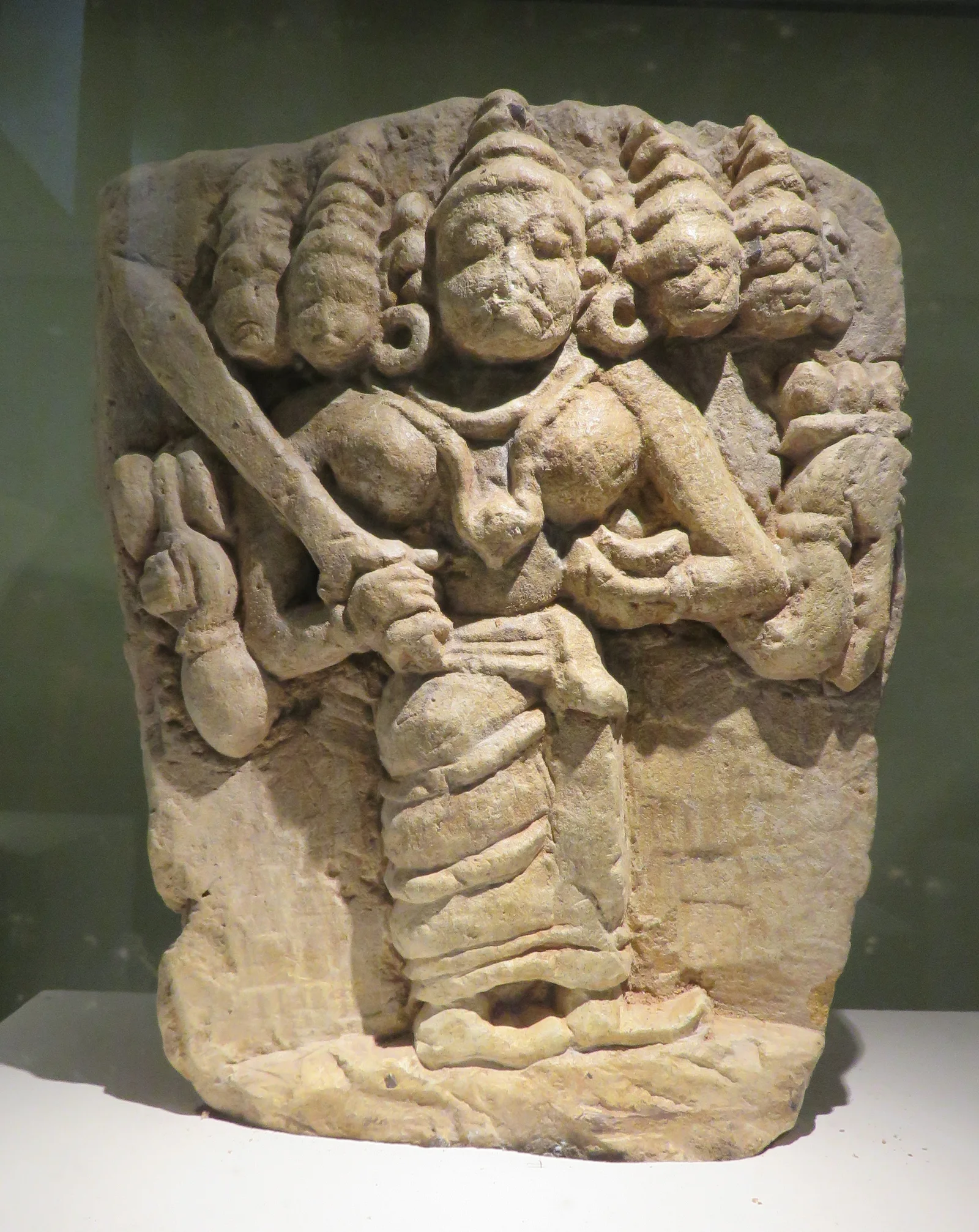 Historic stone relics and artifacts at Wayanad Heritage Museum in Ambalavayal
